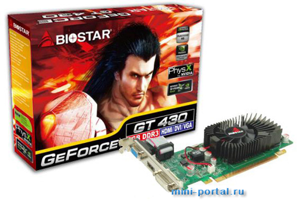 Biostar GeForce GT 430
