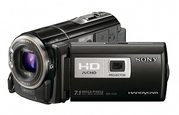 Камера Sony HDR-PJ10E с проектором