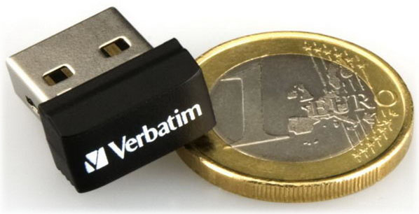 Самая маленькая флешка Verbatim Store'n'Go USB 2.0